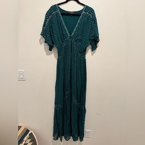 Shayanne green Maxi Dress